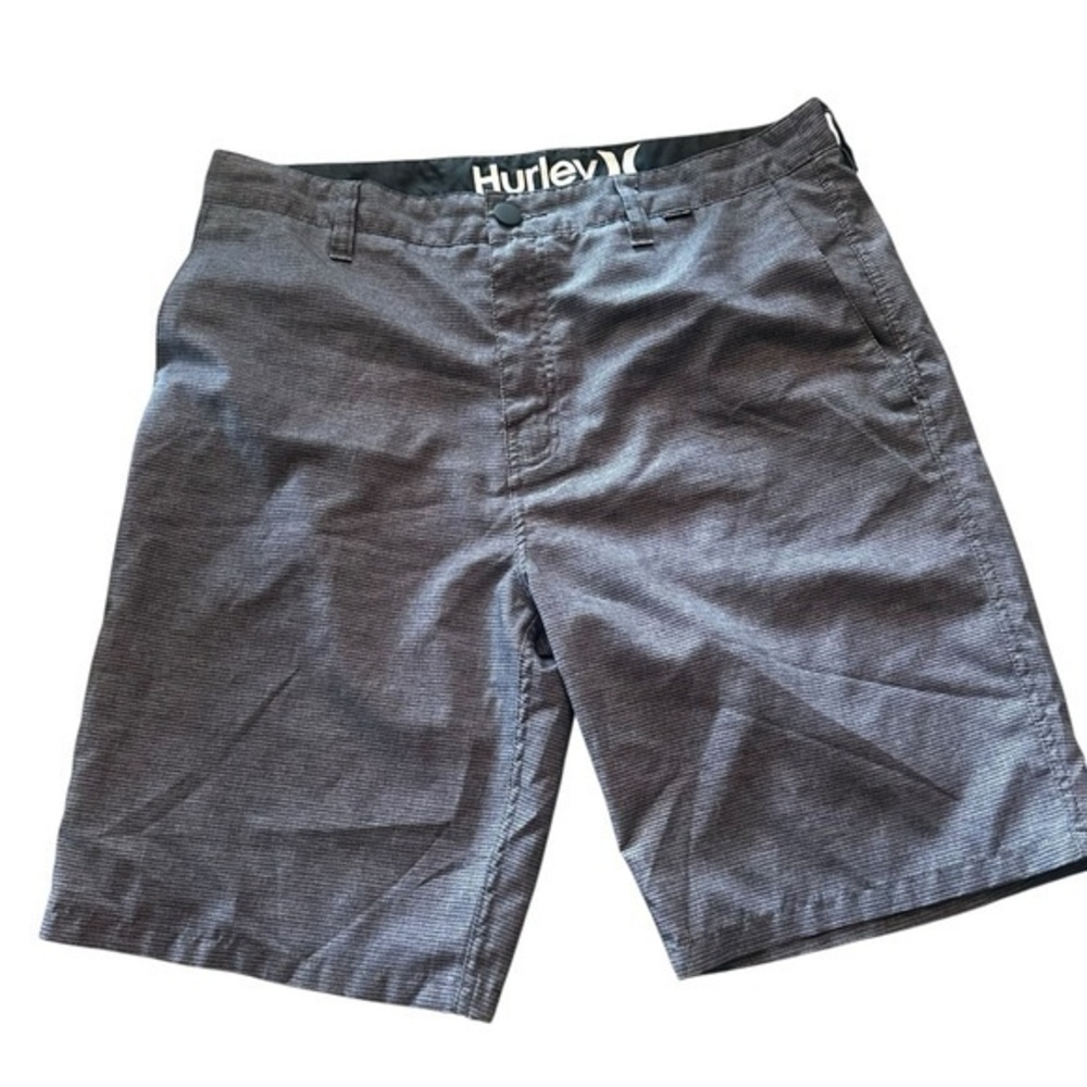 Hurley Board Hybrid Outdoor Shorts - Mens Size 32 - Gray Pattern